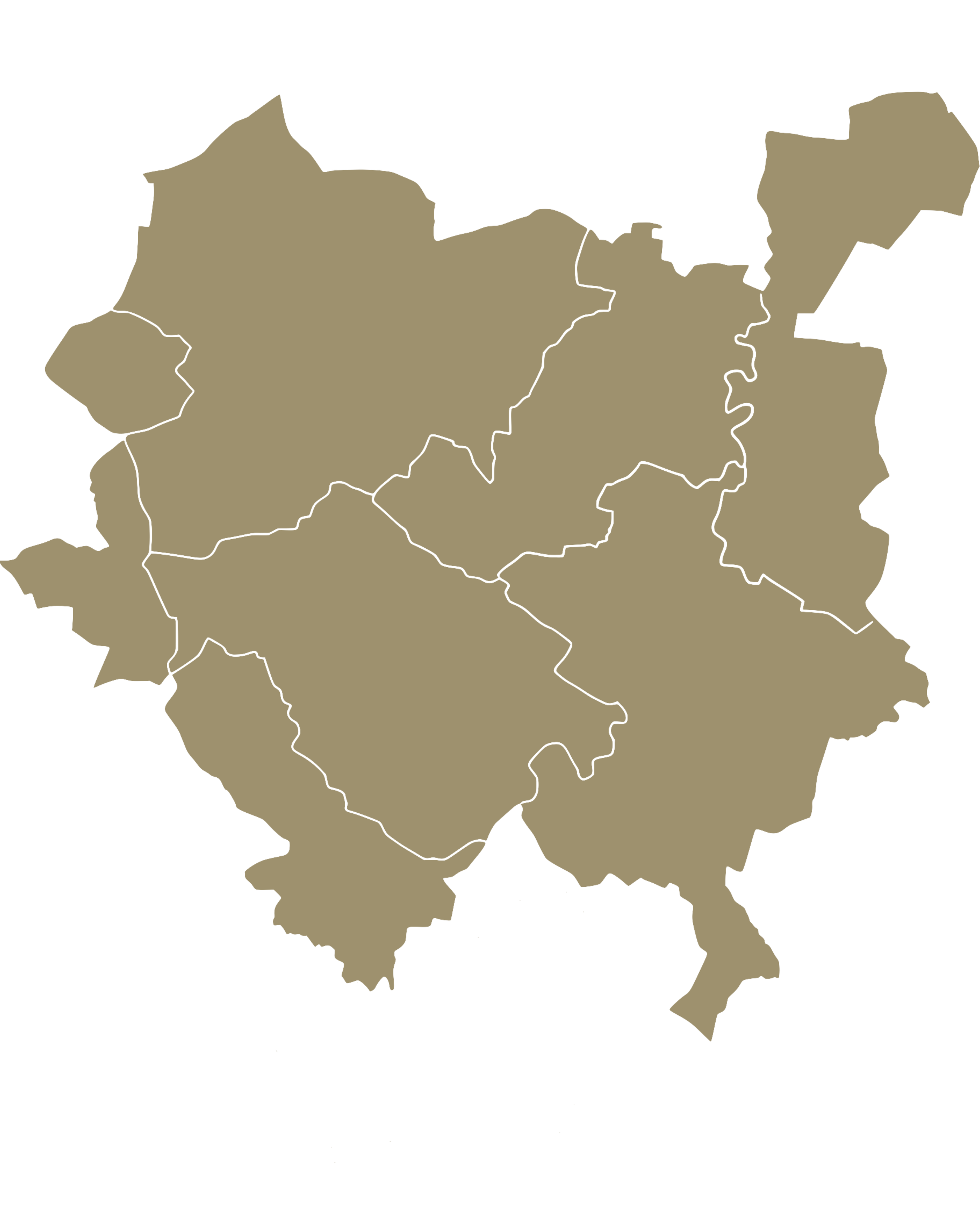 Newark and Sherwood district map